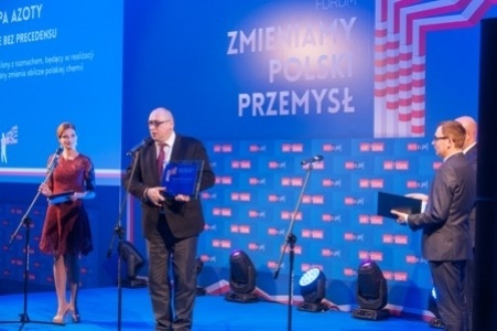 Grupa Azoty named the Champion of Change of Polish Industry